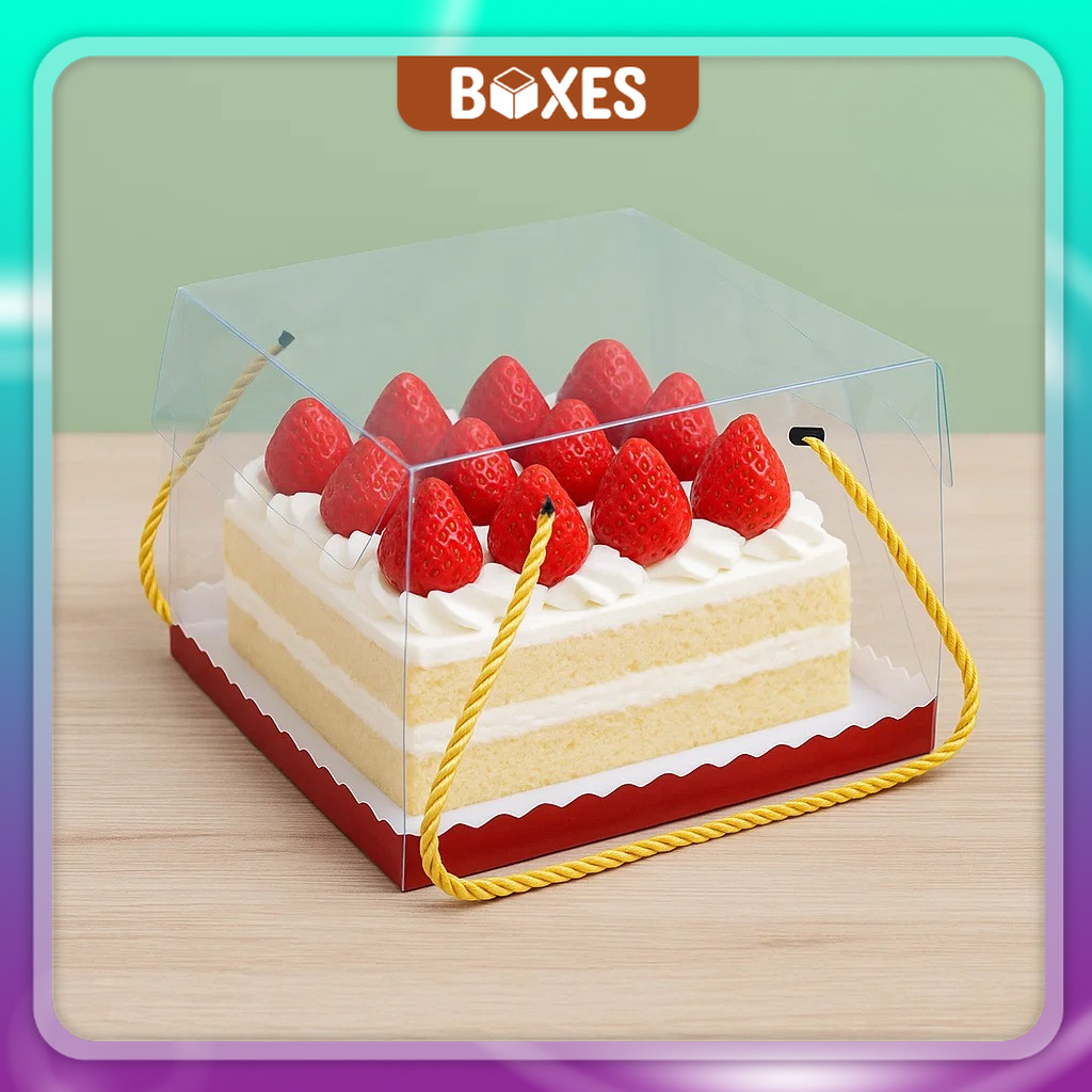 Mica Box with Rope Transparent Mica Box/ Mica Cake/ Transparent Mica ...