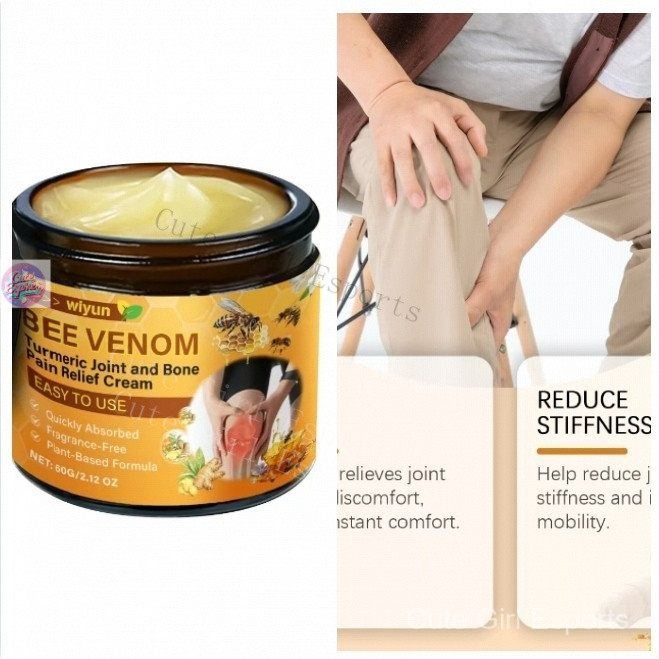 SG in stock Bee Venom & Turmeric Joint and Bone Pain Relief Cream, Bee ...