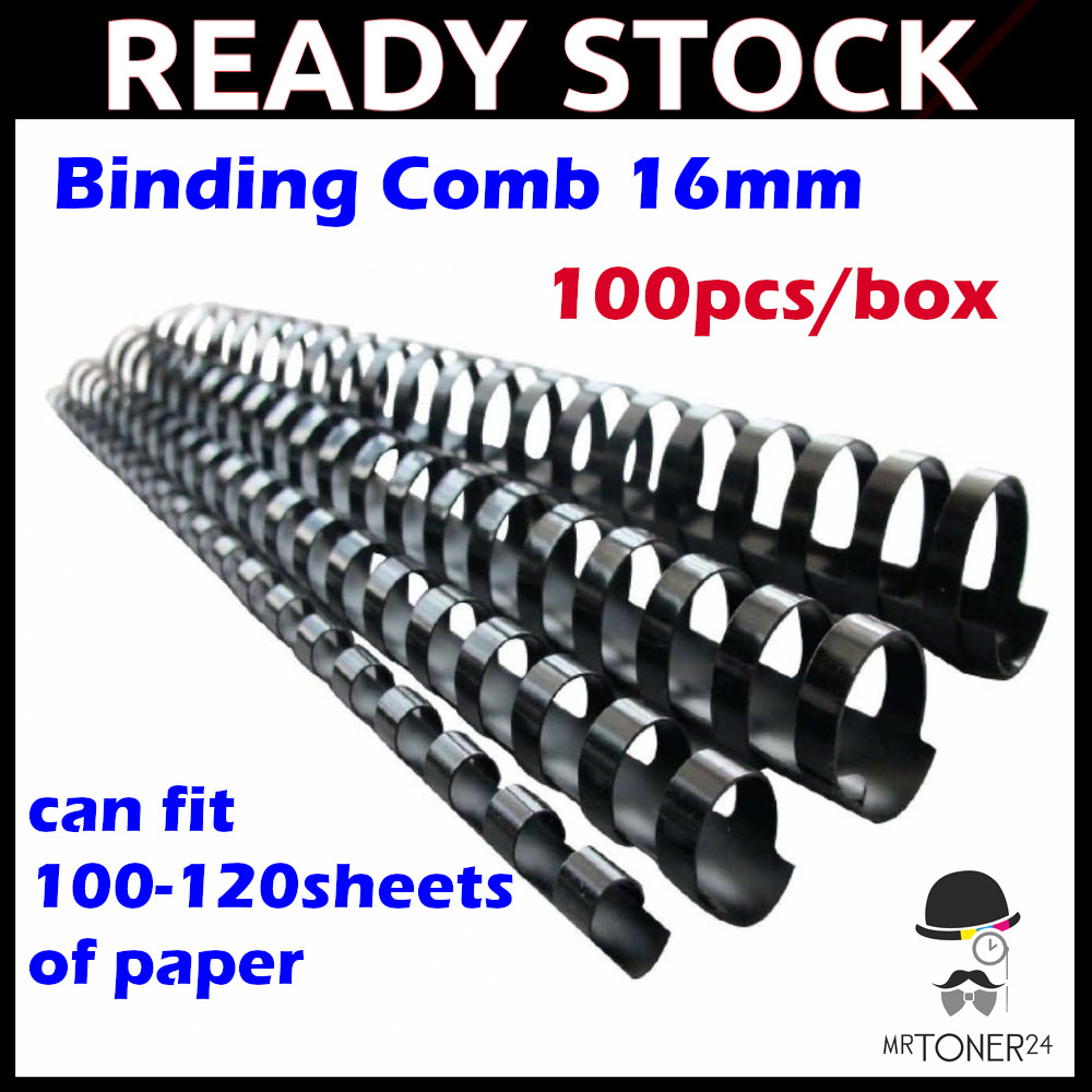 (100pcs/box) 16MM Comb Binder Rings / Plastic Comb Rings / Binding ...
