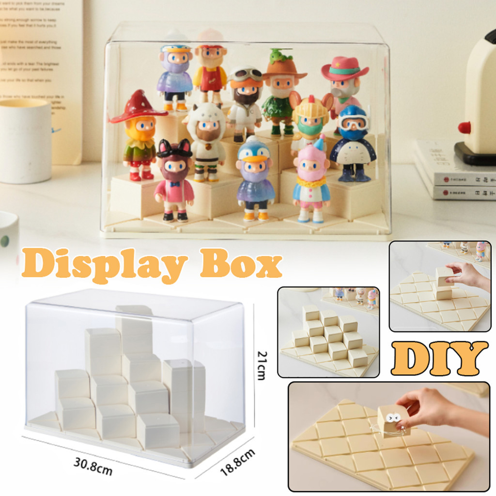 DIY Blind Box Display Box with 24 Movable Cubes Creative Display Box ...