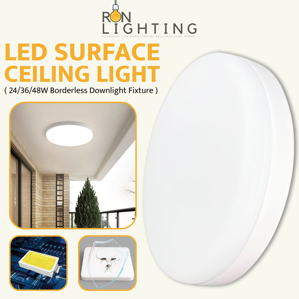 LED Light Downlight 24/36/48W Ceiling Borderless Lighting Round 7