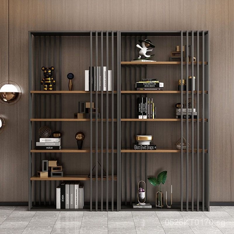 Display Rack Bookshelf Office Storage Rack Partition Tea Sample Room ...