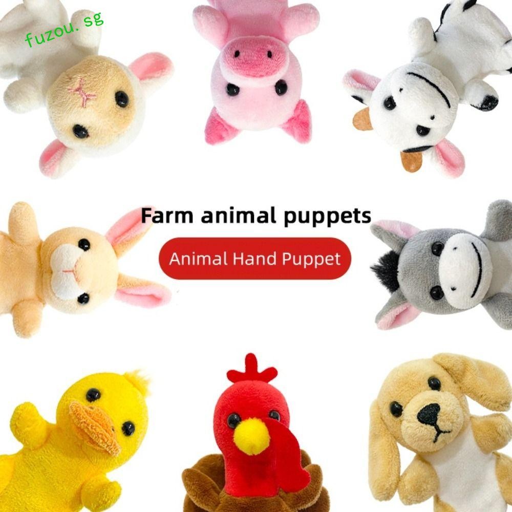 FUZOU Animal Hand Puppet, Role Play Storytelling Finger Puppet, Cloth ...