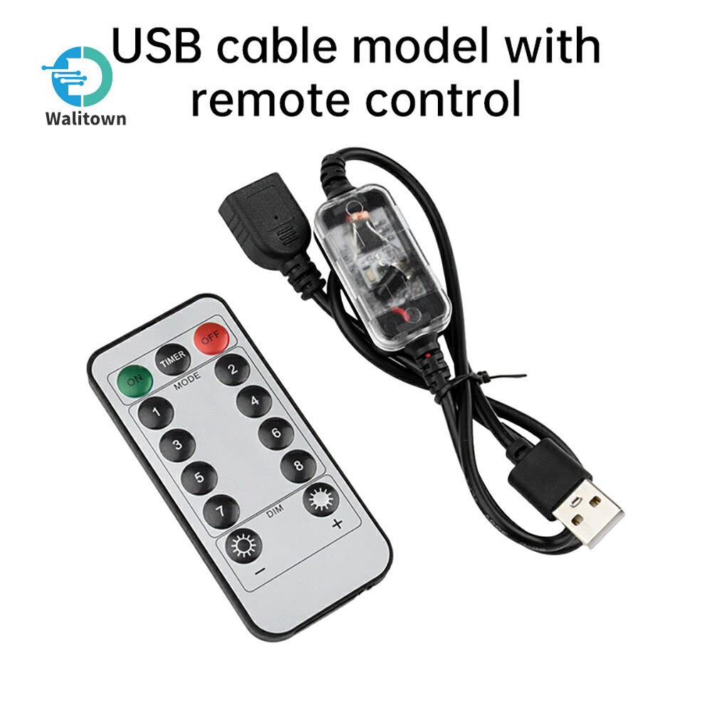 DC3.7-24V USB Light Control Sensor Switch Optical Remote Control Timer ...