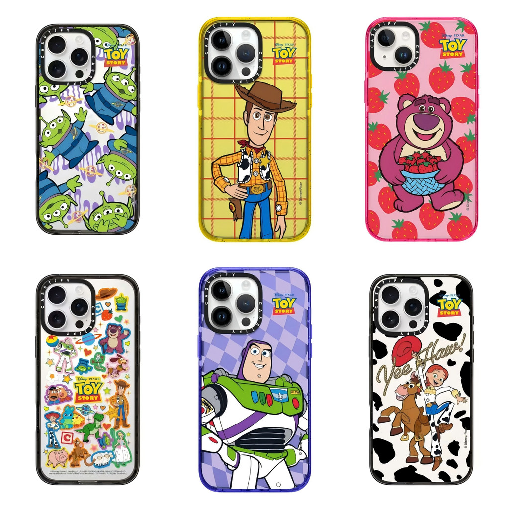 Disney Pixar Cartoon Toy Story Transparent Phone Case for iPhone 17 16 15  14 13 12 Pro Max Plus Air, Hard Colored Casing | Shopee Singapore