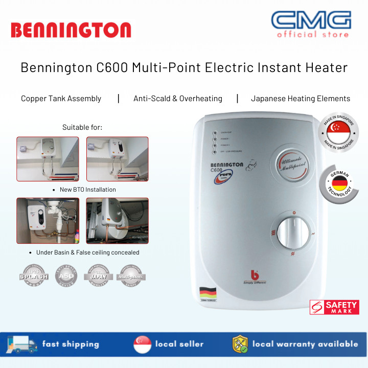 *INSTALL AVAILABLE* Bennington C600 Copper Tank Multi-Point Electric ...