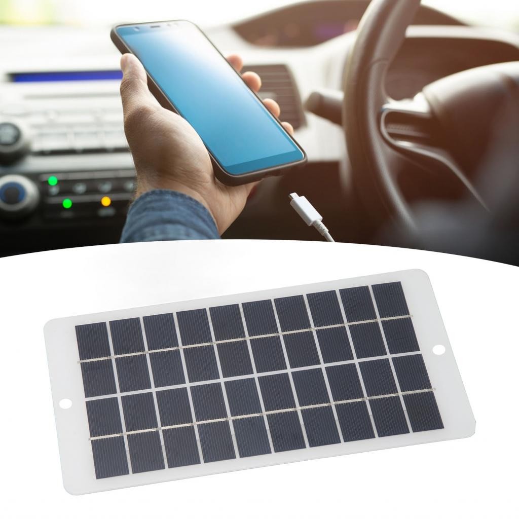 Solar Charge Panel 10W 5V Portable Type C Interface Cable for Security ...