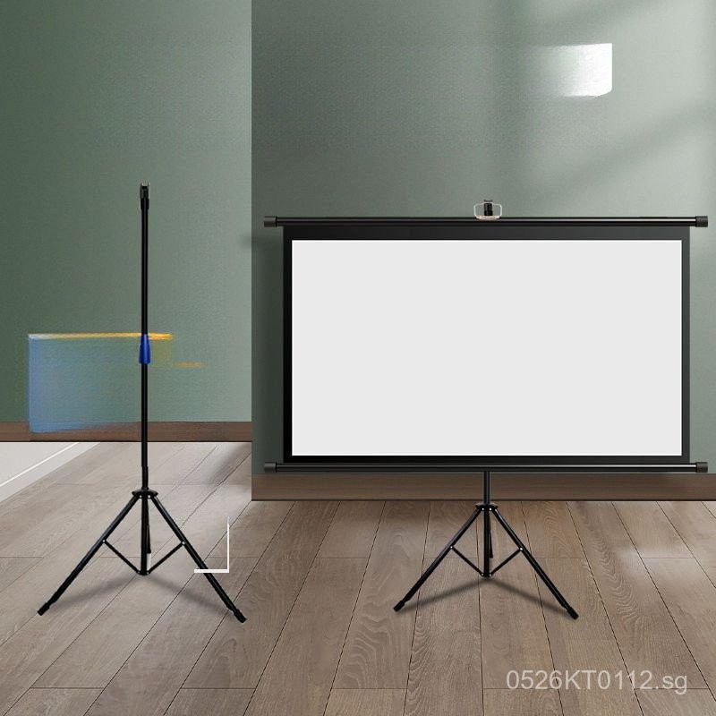 Home Stand Screen Beauty Outdoor No-Drill Floor Projector100Portable ...