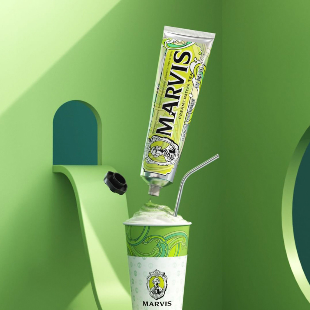 Marvis Toothpaste Collection (Blossom Tea, Classic Strong Mint, Creamy ...