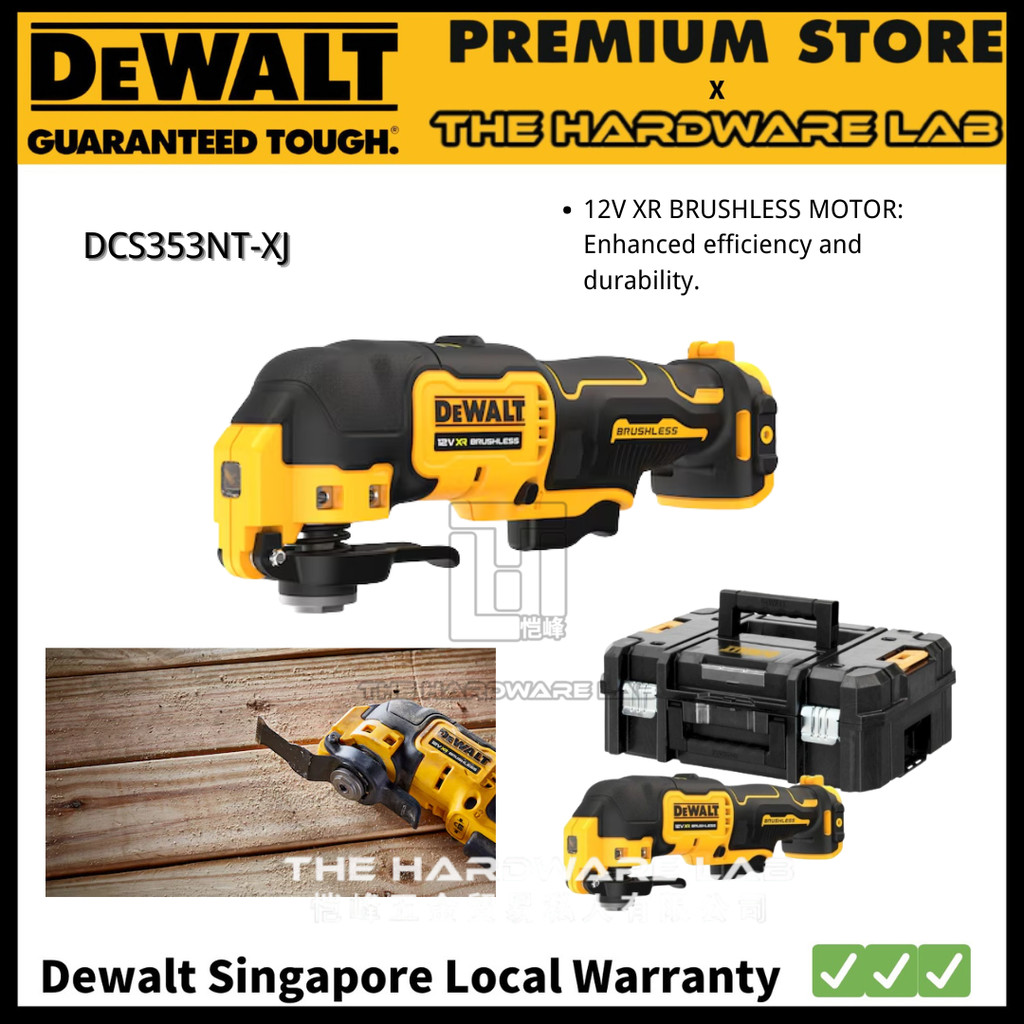 Dewalt Akkus szénkefementes multigép DCS353NT-XJ (12V