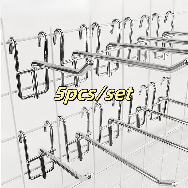 5pcs Plating Heavy Duty Screen Hooks for Hanging Display Supermarket ...