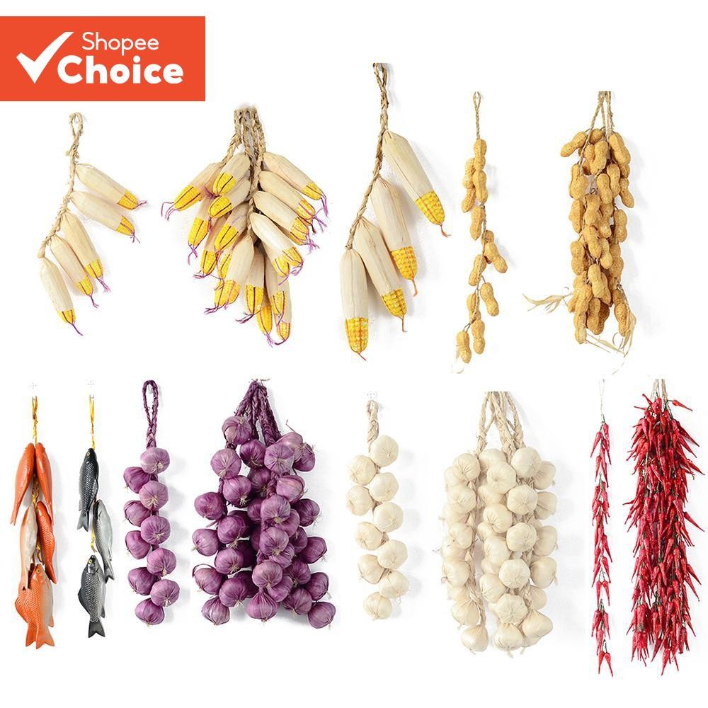 Artificial Fake Decorative Fruit Lifelike Foam Vegetables Onion Garlic ...