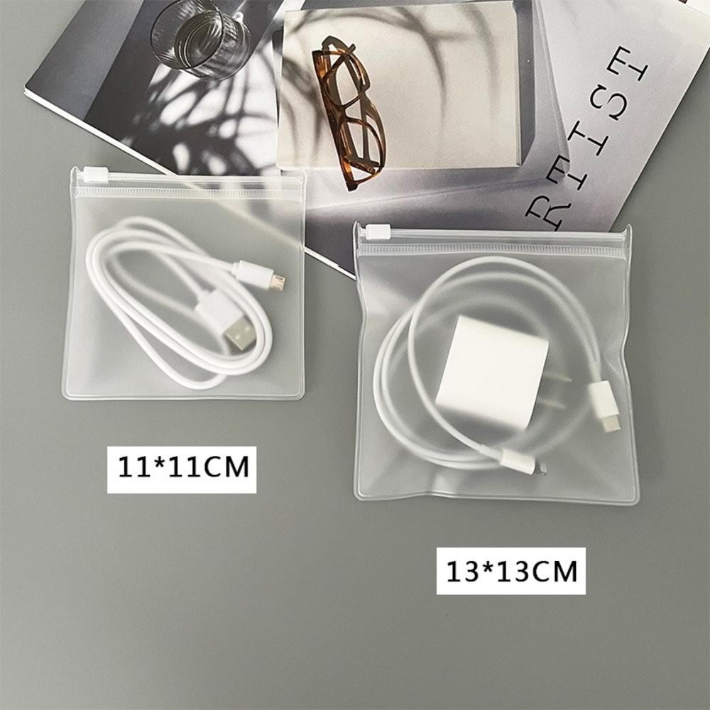 1pcs Transparent Zipper Pouch Bags - Plastic Zipper Pouches For ...