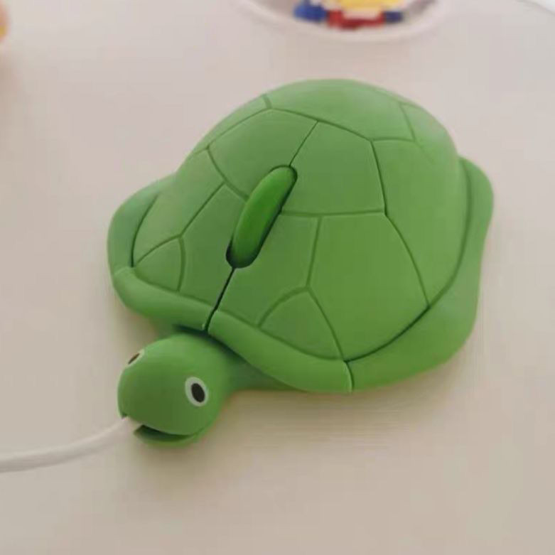 High-value Funny USB Wired Mouse Cartoon Creative Turtle Mouse ...