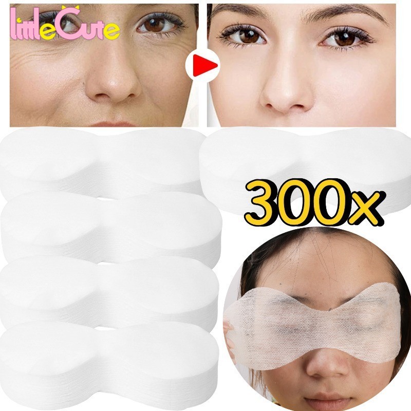 100-300Pcs Disposable Double Layer Eye Masks - Women Facial Care Tools ...