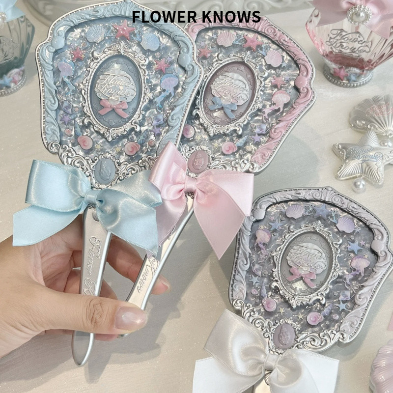FLOWER KNOWS Handheld Mirror 花知晓手持镜贝壳珍珠系列Shell Pearl