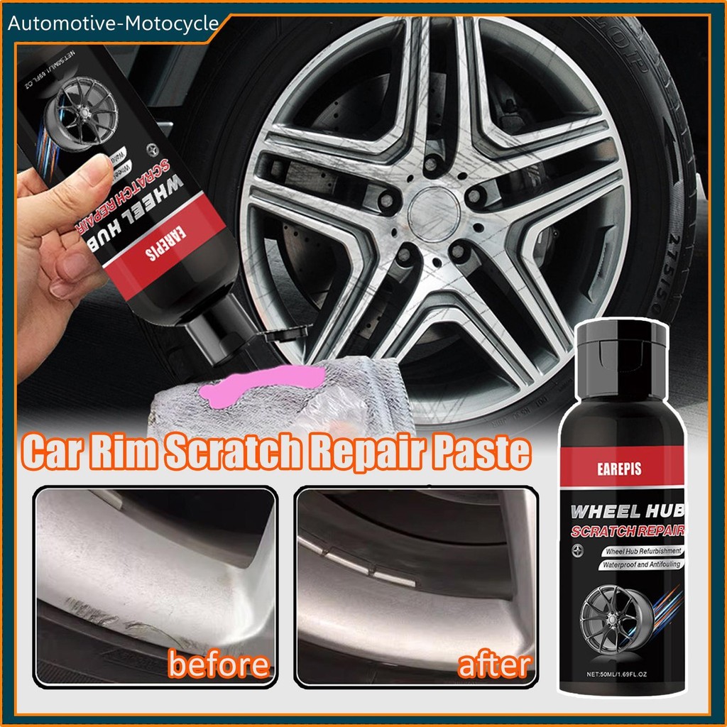 Car Rim Scratch Repair Paste Auto Wheel Hub Scratch Repair Paste Small ...