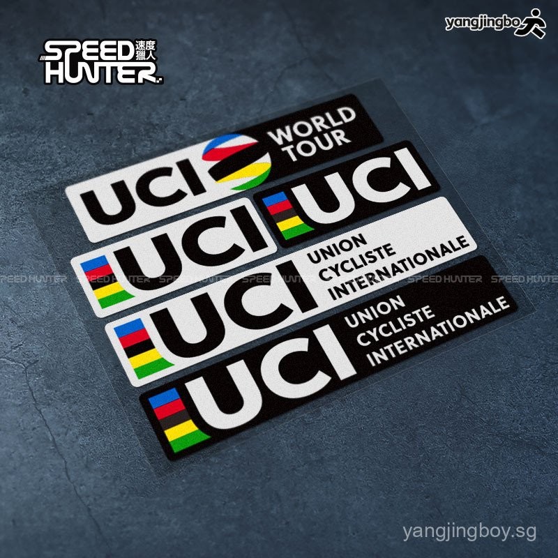 Spot Goods UCI International Cycling Union Warning Stickers Road Bike ...