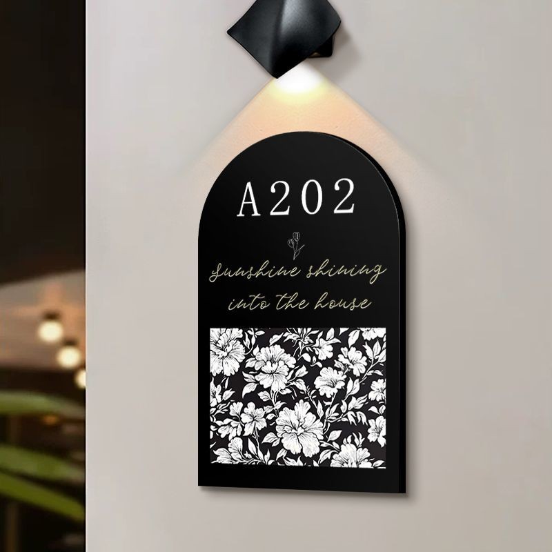 Vintage Style Number Plate Hanging Painting Abstract Customised Unit ...