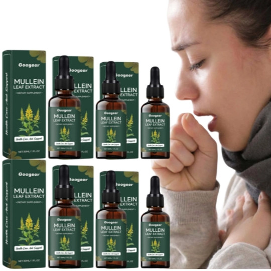 6PCS Mullein Drops, Mullein Leaf Drops for Lung Cleanse and Phlegm ...