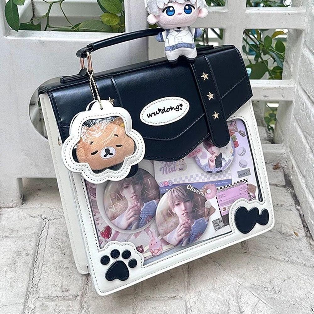 BEAUTY Backpack, Harajuku PU Ita Bags, Creative Crossbody Bag