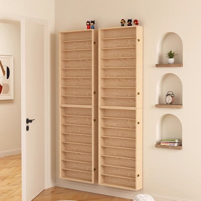 Ultra-Thin Behind-Door Storage Rack, Narrow Cabinet, Blind Box Figurine ...