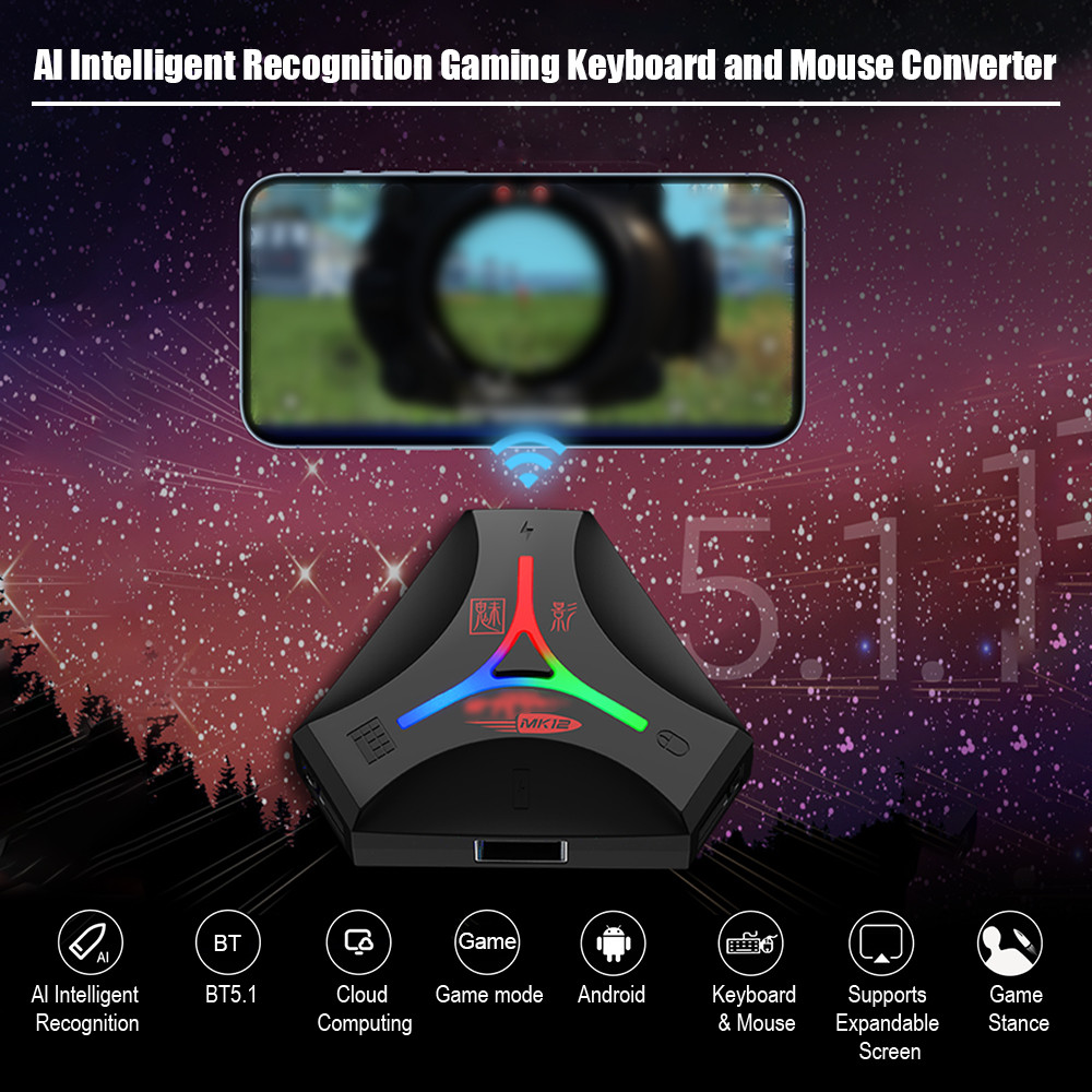 supergoodsales-sg Keyboard Mouse Converter Al Intelligent Recognition ...