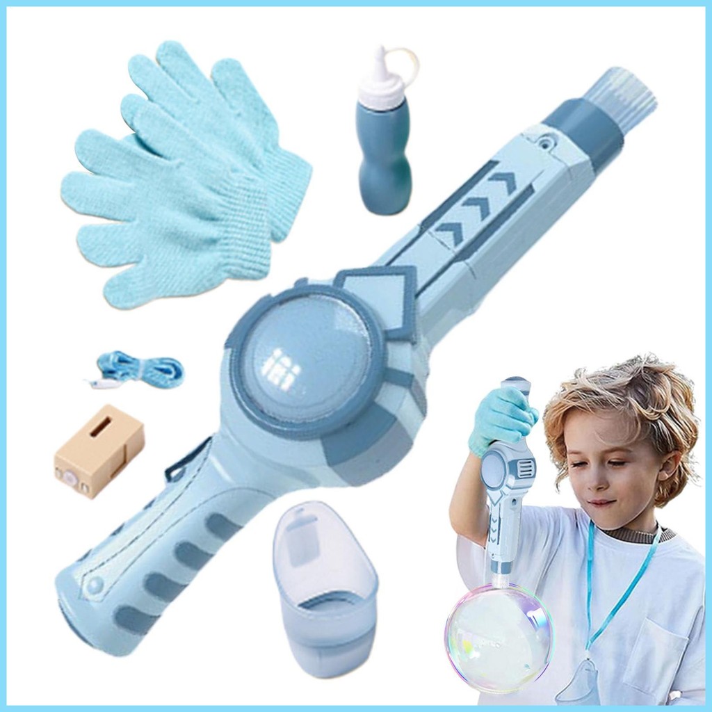 Bubble Blower Machine Bubble Blower Toy Interactive Toys with Light and ...