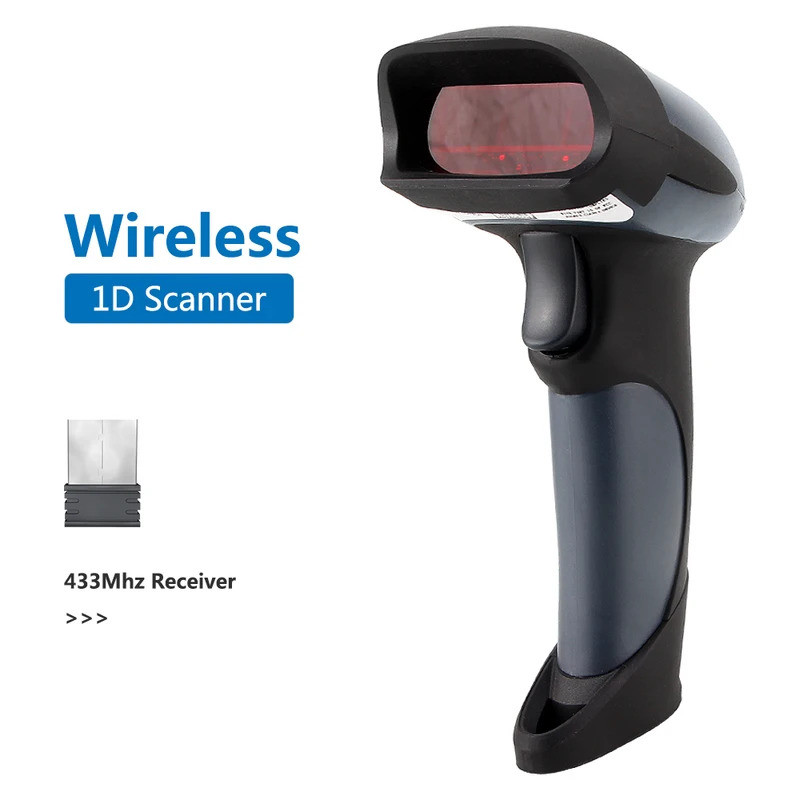 NETUM NT-M2 Portable Laser Wireless Barcode Scanner Reader USB 433MHz ...