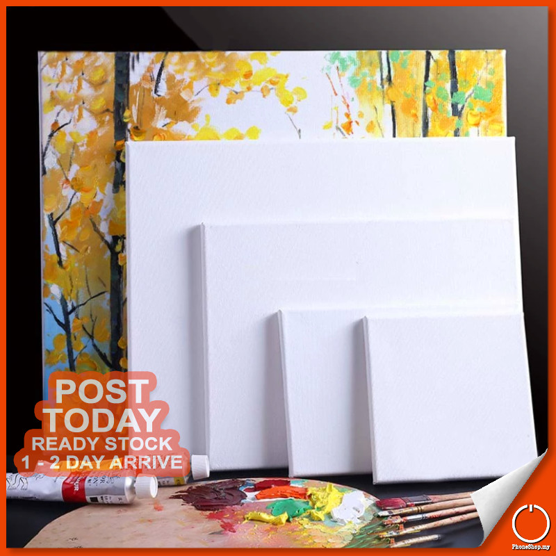 FINE TEXTURE Stretched Canvas Board Acrylic Watercolor Oil Painting ...