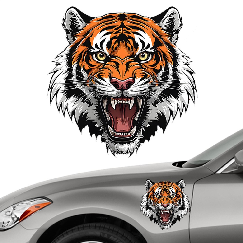 Tiger Car Stickers Motorcycle Windows Helmet Skateboard JDM Vinyl ...