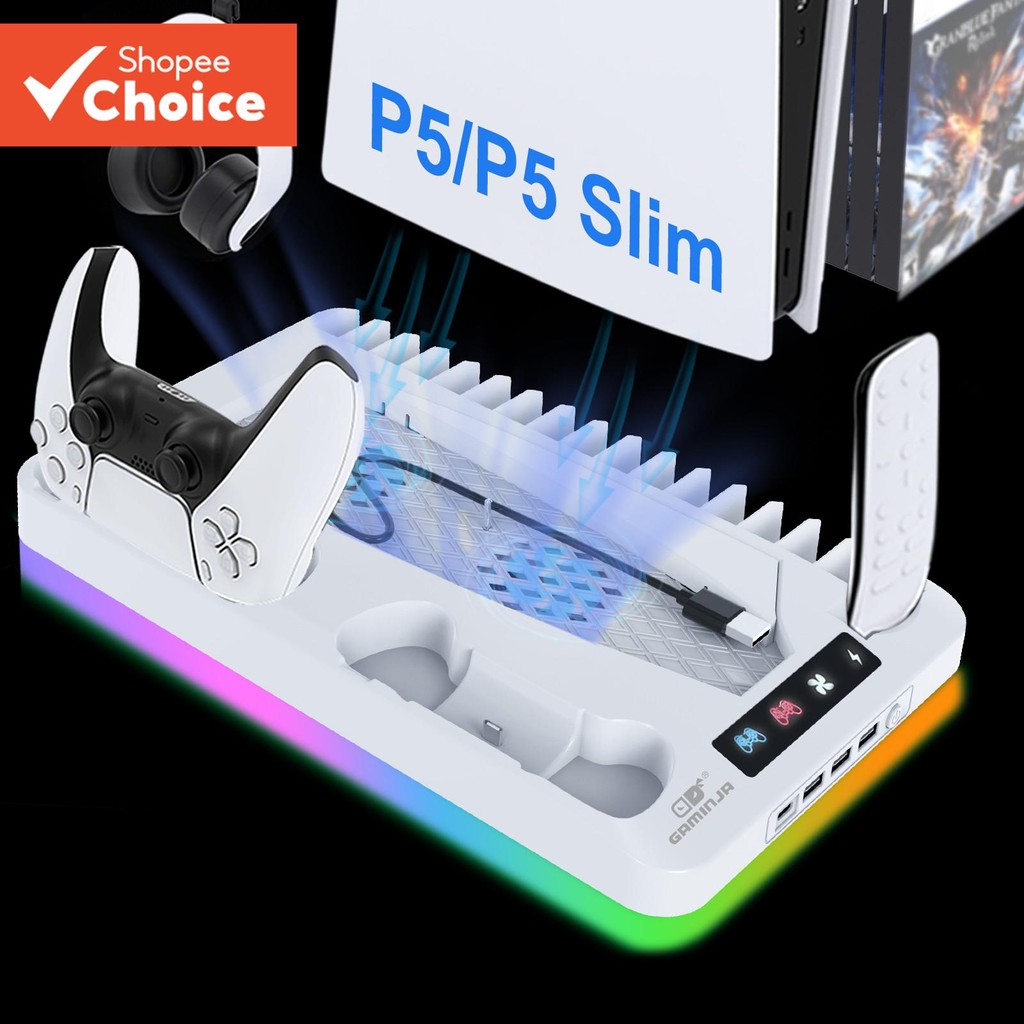 New P5/P5 Slim Universal Multi functional Cooling Fan Base 7-color ...