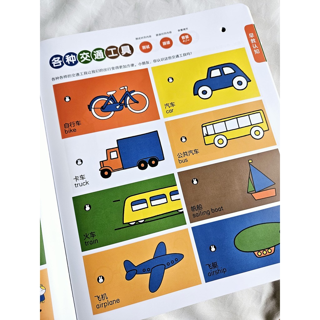 Miffy Bilingual Early Learning Audio Book Children Learn Chinese