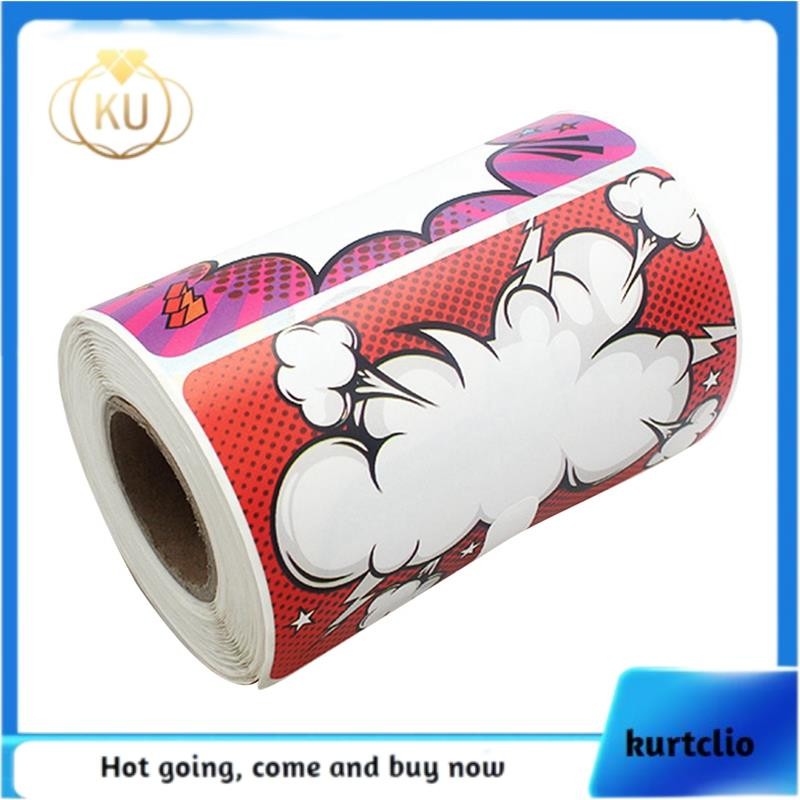 250Pcs/Roll Name Tag Stickers 6 Colors 250 Labels Stickers for Office ...