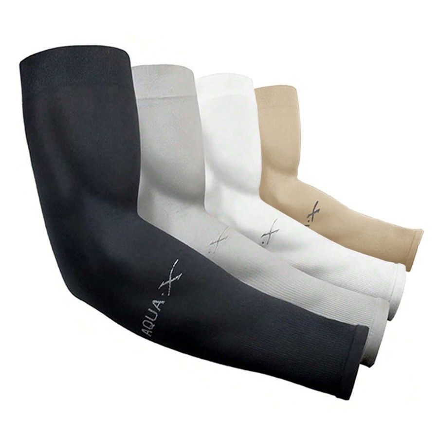 3 Pairs Kids UV Protection Arm Sleeves - Cooling Compression Sleeves For Outdoor Sports