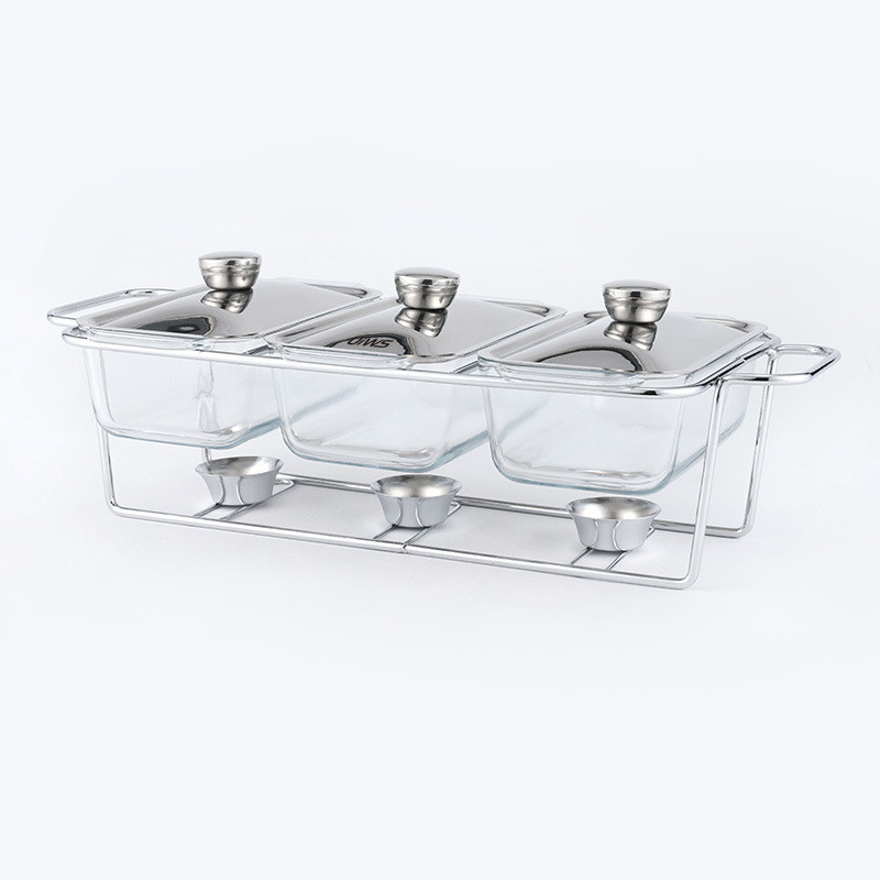 Household Rectangular Hot Pot Stove Restaurant Glass Buffet Stove ...