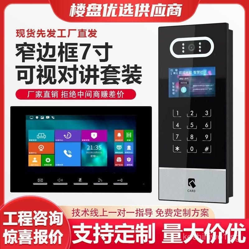 Building Video Intercom Access Control System Unit Community Renovation ...