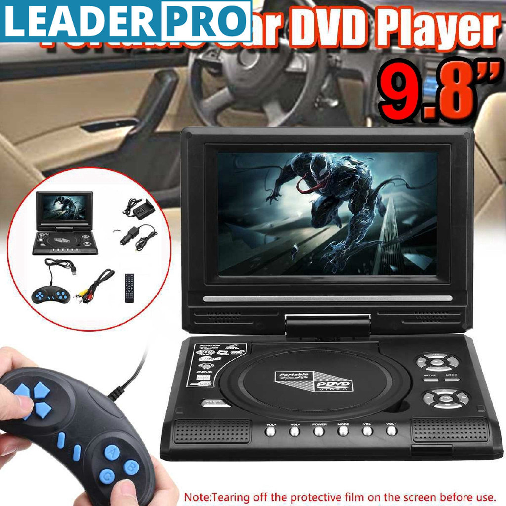 9.8 Inch Multifunction Car DVD EVD VCD Player High Definition Broadcast ...