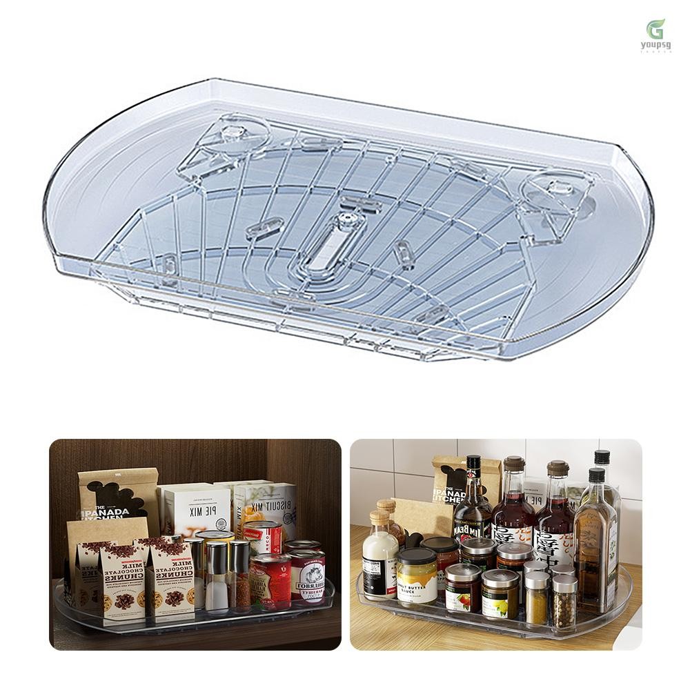 1 Pack Fridge Lazy Susan Organizer 360 Degree Turntable Spice Rack ...