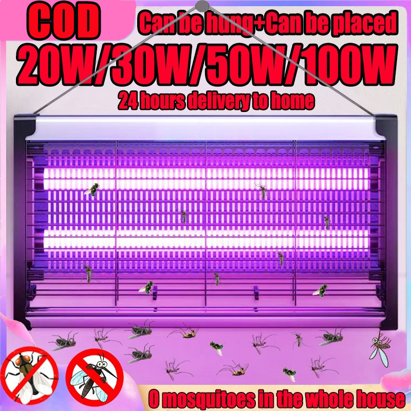 Electric Pest Killer 20/30/50/100W UV Lamp Flying Fly Insect Killer ...