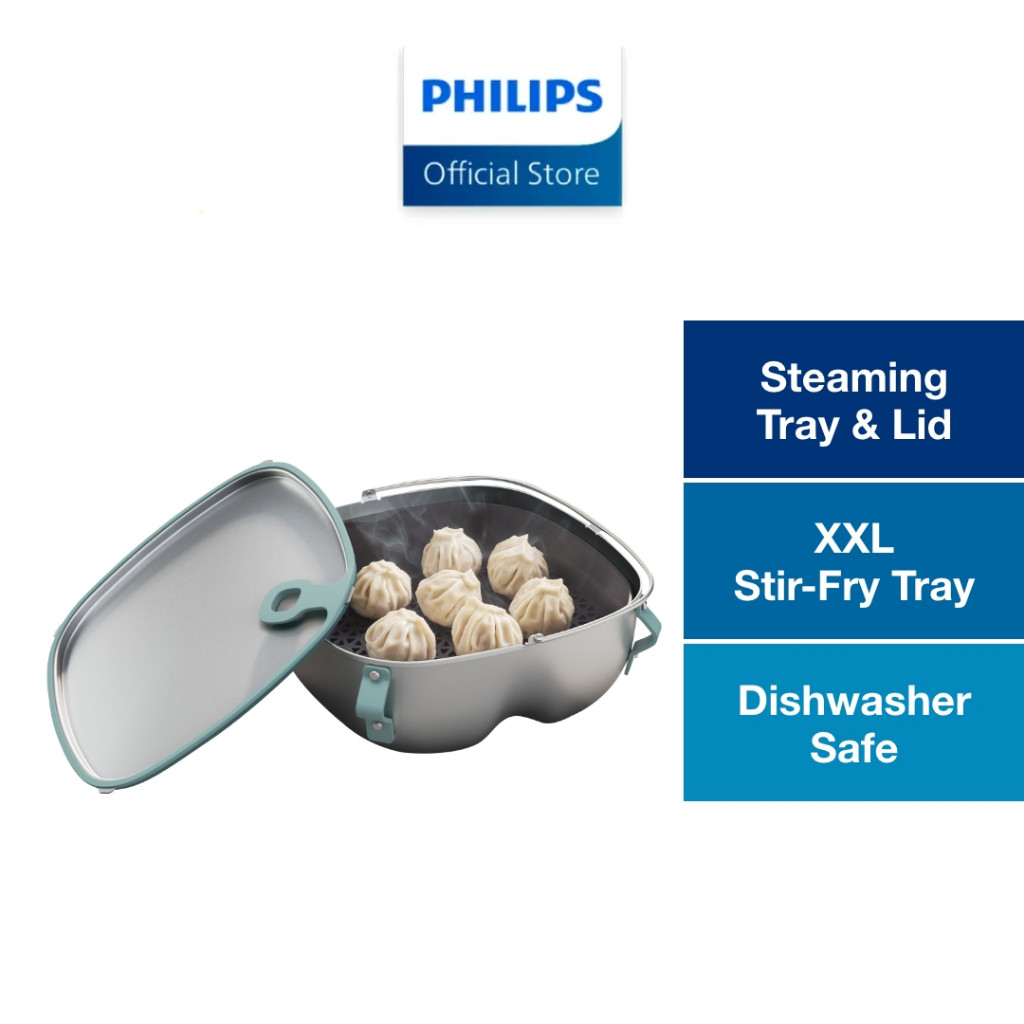 PHILIPS Airfryer 2-in-1 Steam & Stir-fry Set for XXL 8.3 L models