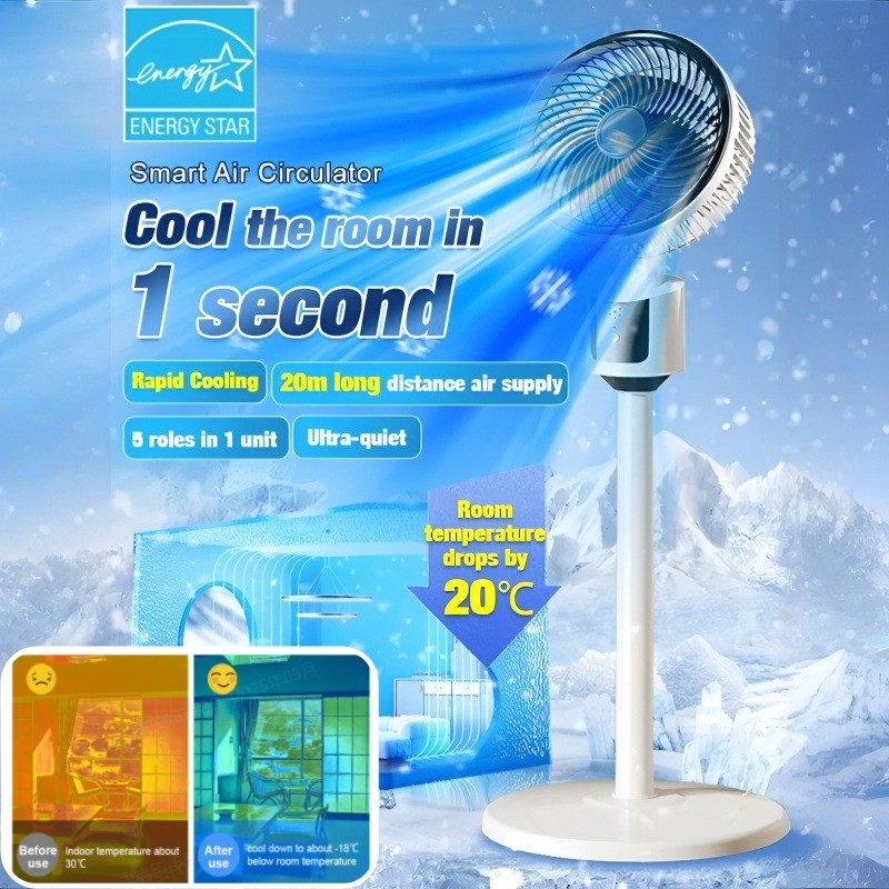 Ultra-quiet Floor-standing Energy-saving Circulation Fan/超静音落地节能循环扇 ...