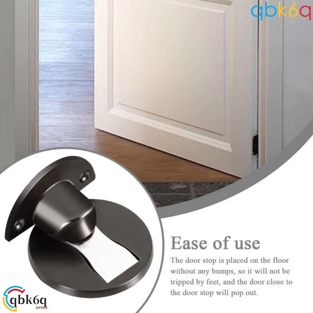 QBK6Q2 Adjustable Door Stop, Adhesive No Drilling Magnetic Door Stopper ...
