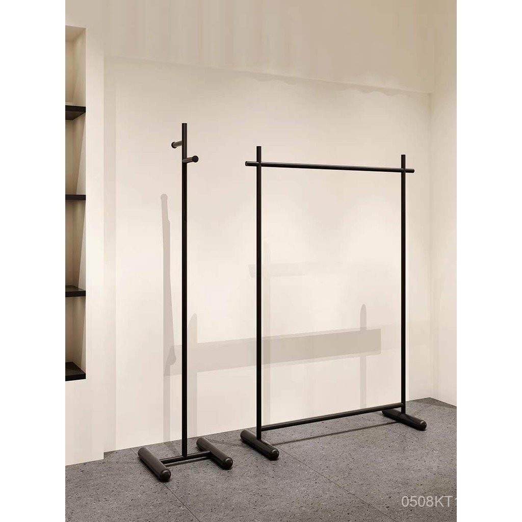 Iron Art Black Coat Hanger Rack Garment Display Rack Clothing Store ...
