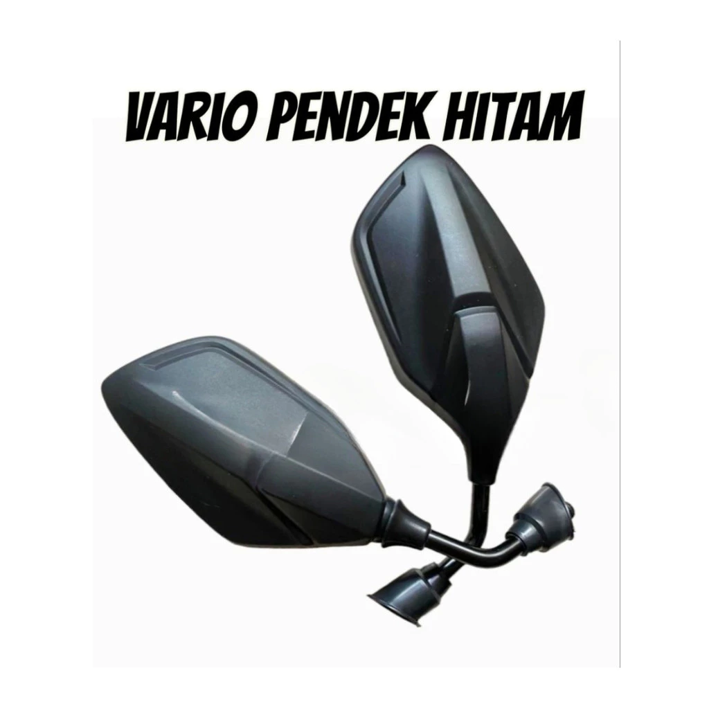 Sepasang spion vario 125 new tangkai pendek buat motor honda yamaha pcx mio beat vario - Gambar 2