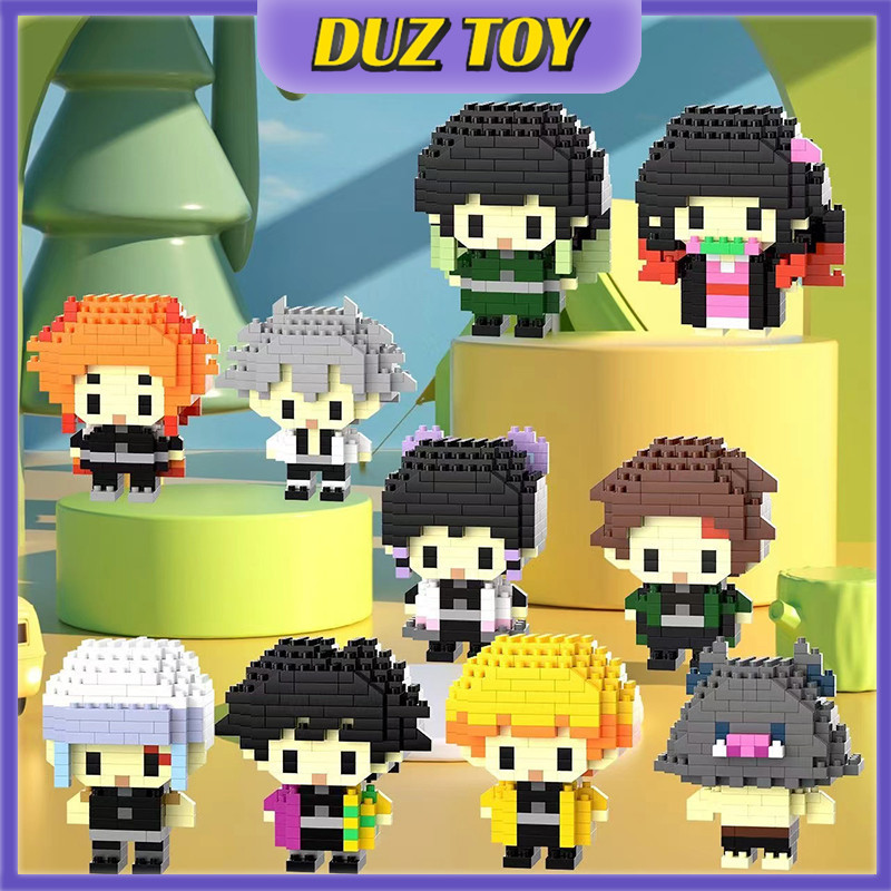 【DUZ】Demon Slayer Building Blocks Small Particles 3D Puzzle Anime ...
