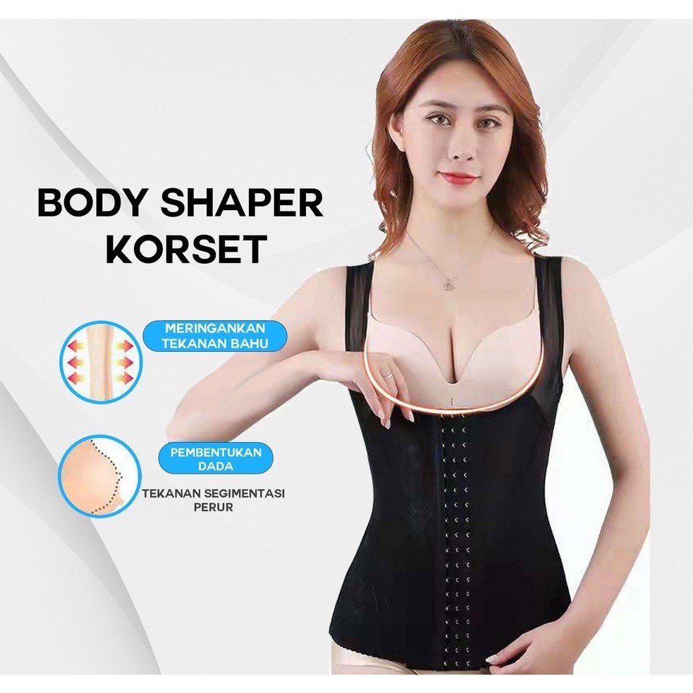 Popmaker Shop Korset Slimming Perut BR66 Long Torso - Gambar 3