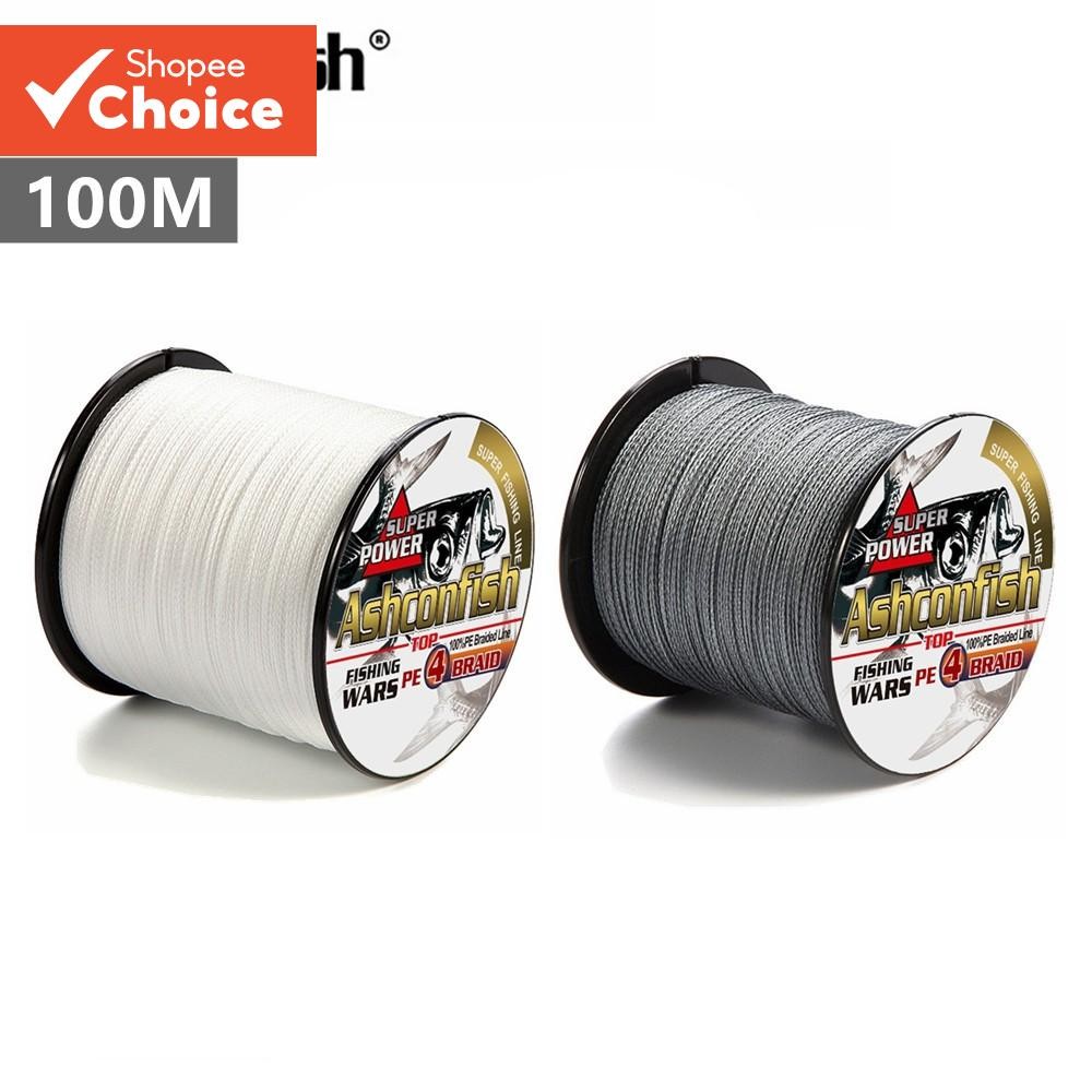 Ashconfish Braided Fishing Line 6lb Test 109Yards - PE Fishing Wire | 4