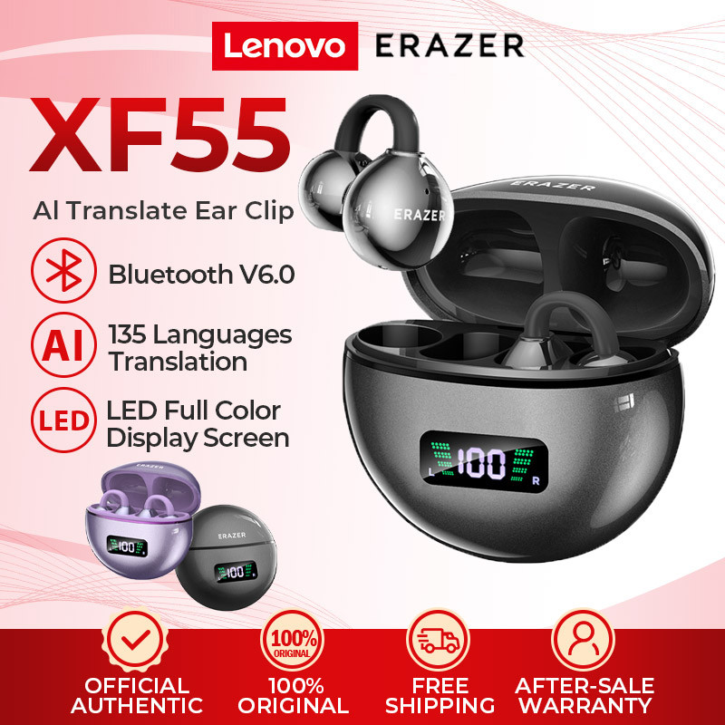 Lenovo ERAZER XF55 Al Smart Real-Time Translation Bluetooth 6.0