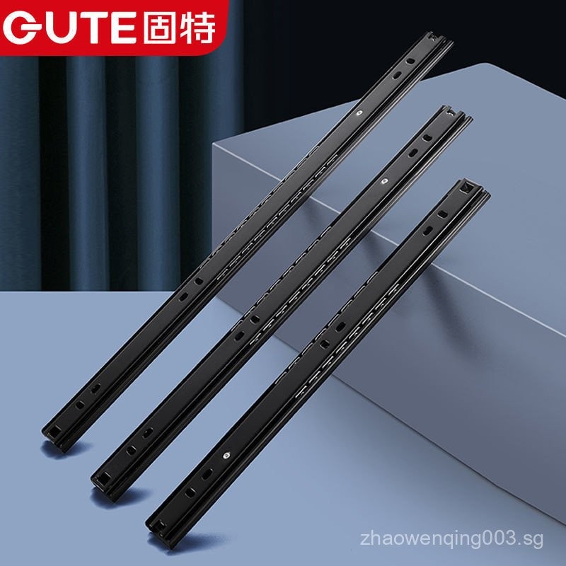 SG Goode Two-Section Keyboard Track Bracket Drawer Track Slide Rail ...